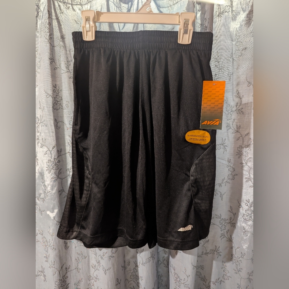 Avia Boy's Size Small Black Athletic Shorts NWT
